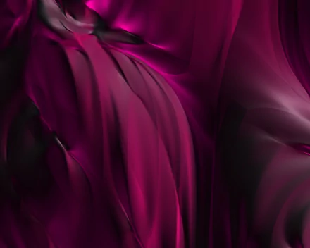Abstract purple silky waves and folds in deep magenta and plum tones — 2K Quad HD PC desktop wallpaper/background.