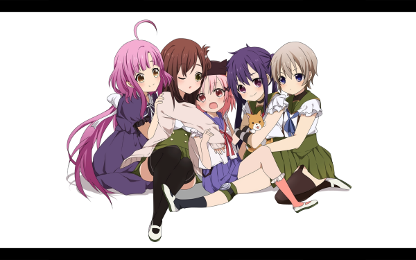 Anime School-Live! Yuki Takeya Miki Naoki Yuuri Wakasa Kurumi Ebisuzawa Megumi Sakura Taroumaru Gakkou Gurashi! HD Wallpaper | Background Image