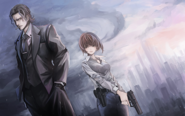 Anime Psycho-Pass Akane Tsunemori Sakuya Tougane HD Wallpaper | Background Image
