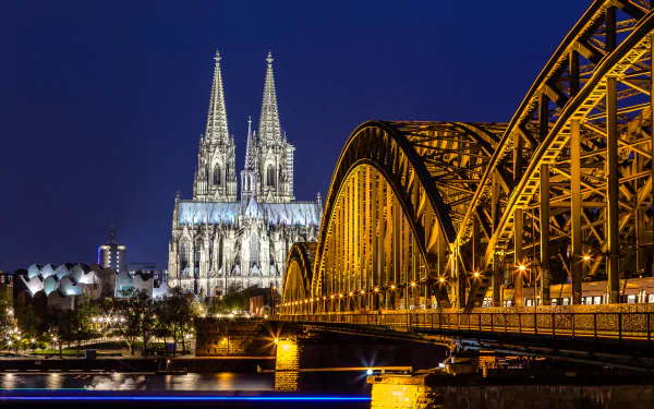 religious Cologne Cathedral HD Desktop Wallpaper | Background Image