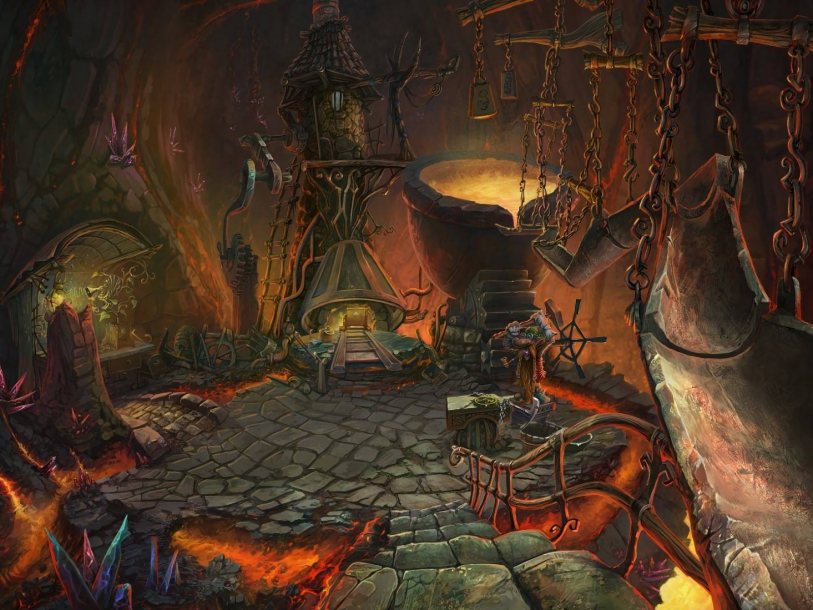 Video Game Witch's Pranks: Frog's Fortune HD Wallpaper | Background Image