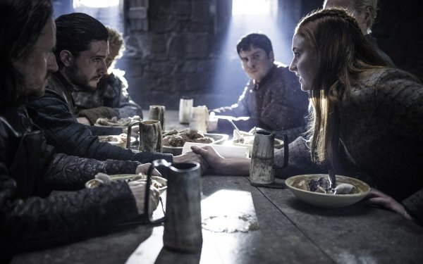 TV Show Game Of Thrones A Song of Ice and Fire Jon Snow Kit Harington Sansa Stark Sophie Turner Podrick Payne Daniel Portman HD Wallpaper | Background Image