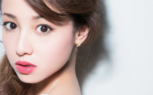 Celebrity Erika Sawajiri Actresses Japan Actress Face Makeup Asian Brunette Brown Eyes Japanese HD Wallpaper | Background Image
