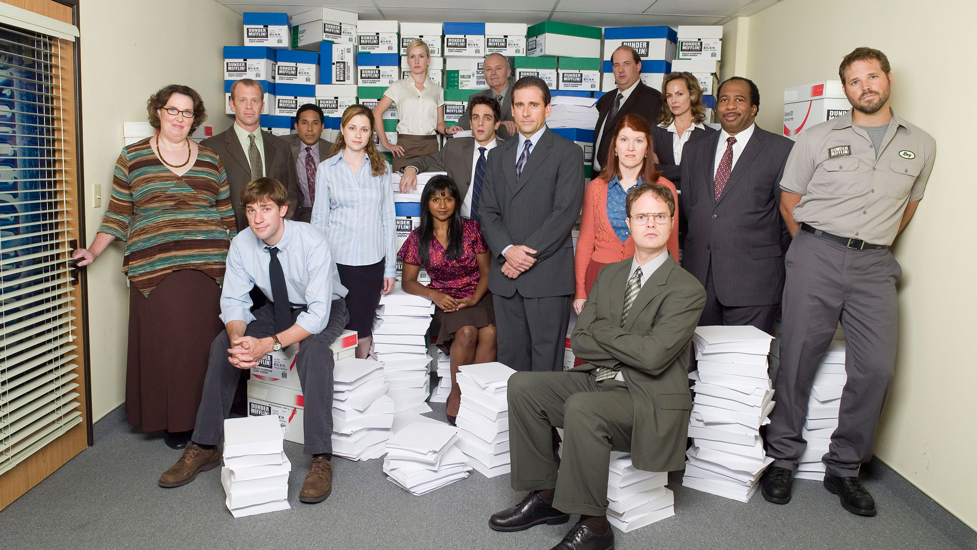 The Office Cast, dunder mifflin, the office, HD wallpaper