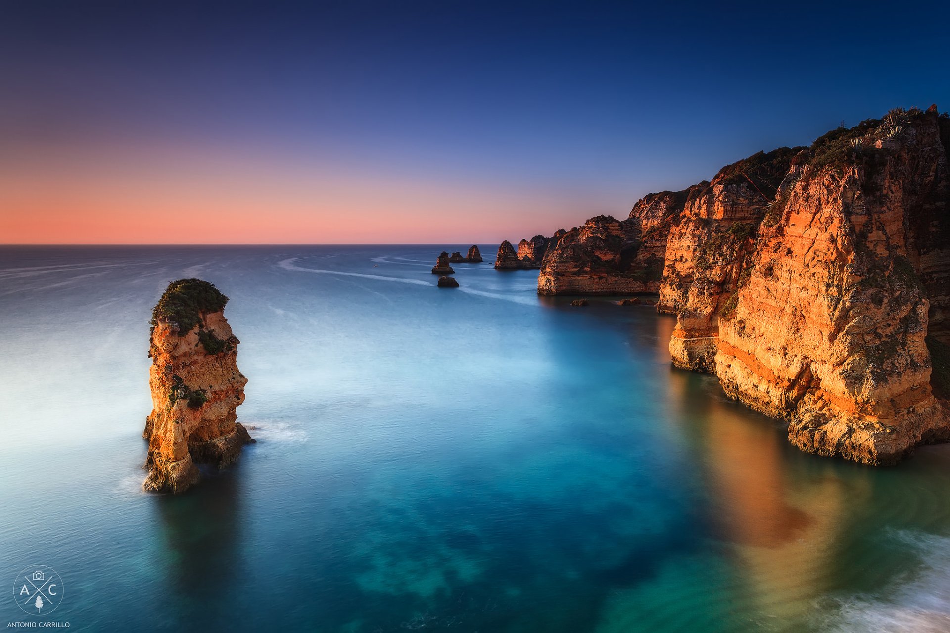 Download Horizon Sea Ocean Australia Nature The Twelve Apostles HD Wallpaper by Antonio Carrillo Lopez