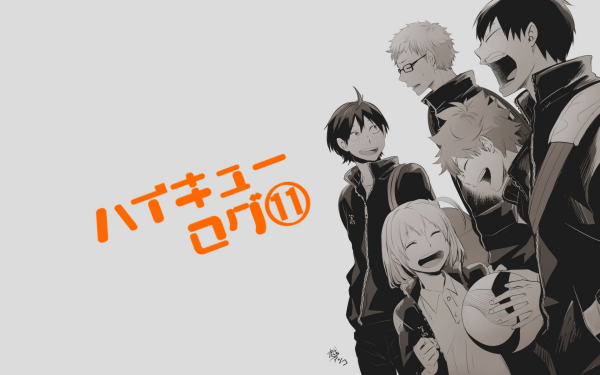 Anime Haikyu!! Hitoka Yachi Shōyō Hinata Tobio Kageyama Kei Tsukishima Tadashi Yamaguchi HD Wallpaper | Background Image