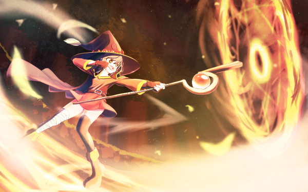 Anime KonoSuba - God’s blessing on this wonderful world!! Megumin HD Wallpaper | Background Image
