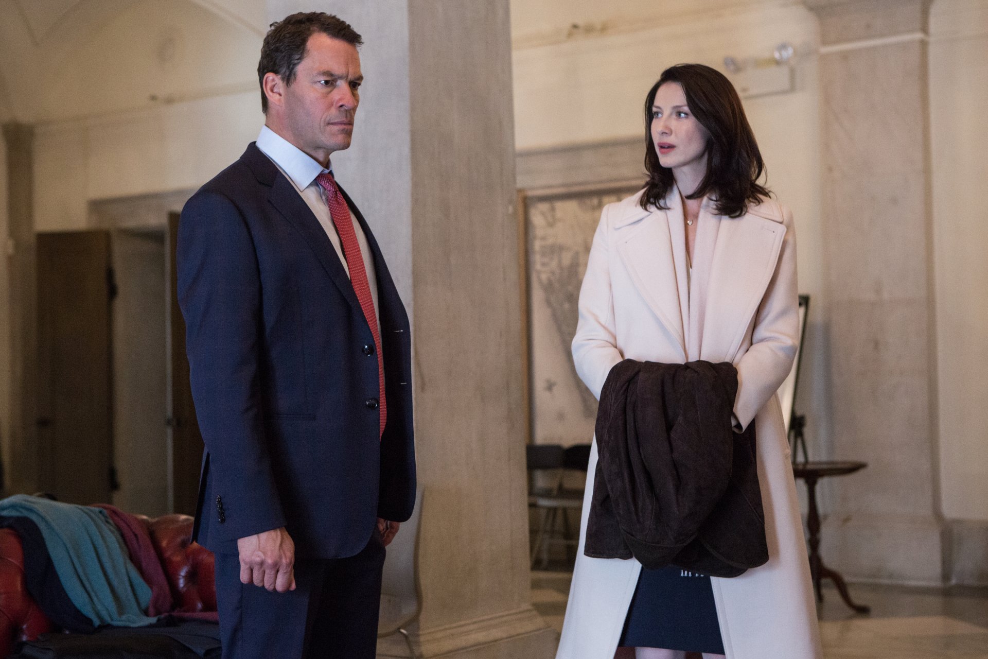Download Dominic West Caitriona Balfe Movie Money Monster HD Wallpaper