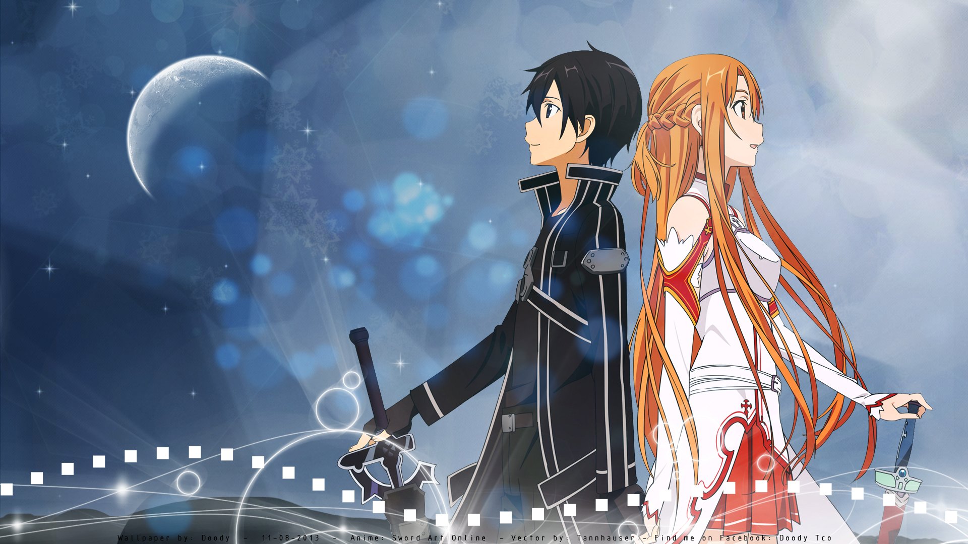 Download Asuna Yuuki Kazuto Kirigaya Anime Sword Art Online HD Wallpaper by  DOOOODY