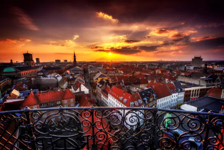  View of Copenhagen, Denmark