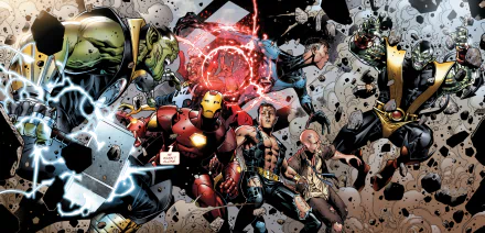 Namor the Sub-Mariner Doctor Strange Iron Man Comic New Avengers: Illuminati HD Desktop Wallpaper | Background Image