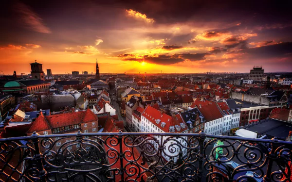  View of Copenhagen, Denmark