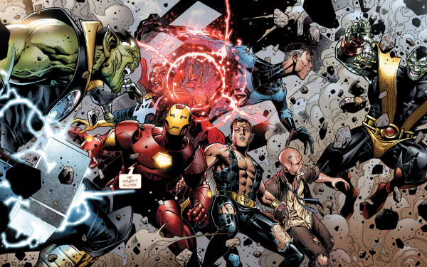 Namor the Sub-Mariner Doctor Strange Iron Man Comic New Avengers: Illuminati HD Desktop Wallpaper | Background Image