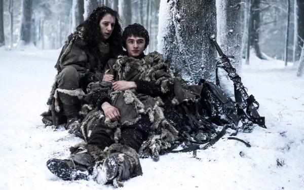 Ellie Kendrick Meera Reed Isaac Hempstead-Wright Bran Stark TV Show Game Of Thrones HD Desktop Wallpaper | Background Image