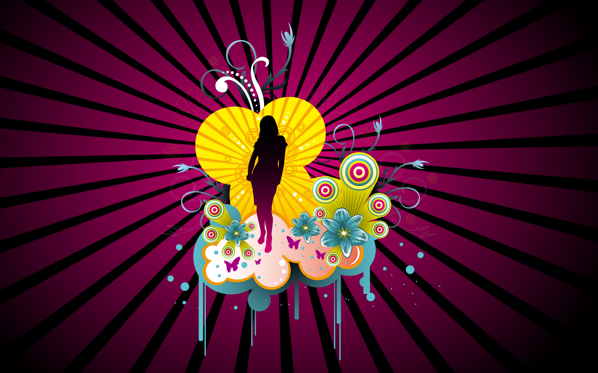 Download Colorful Abstract Vector HD Wallpaper