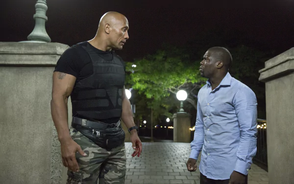 Kevin Hart Dwayne Johnson movie Central Intelligence HD Desktop Wallpaper | Background Image
