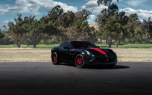 car black car supercar Ferrari vehicle Ferrari California HD Desktop Wallpaper | Background Image