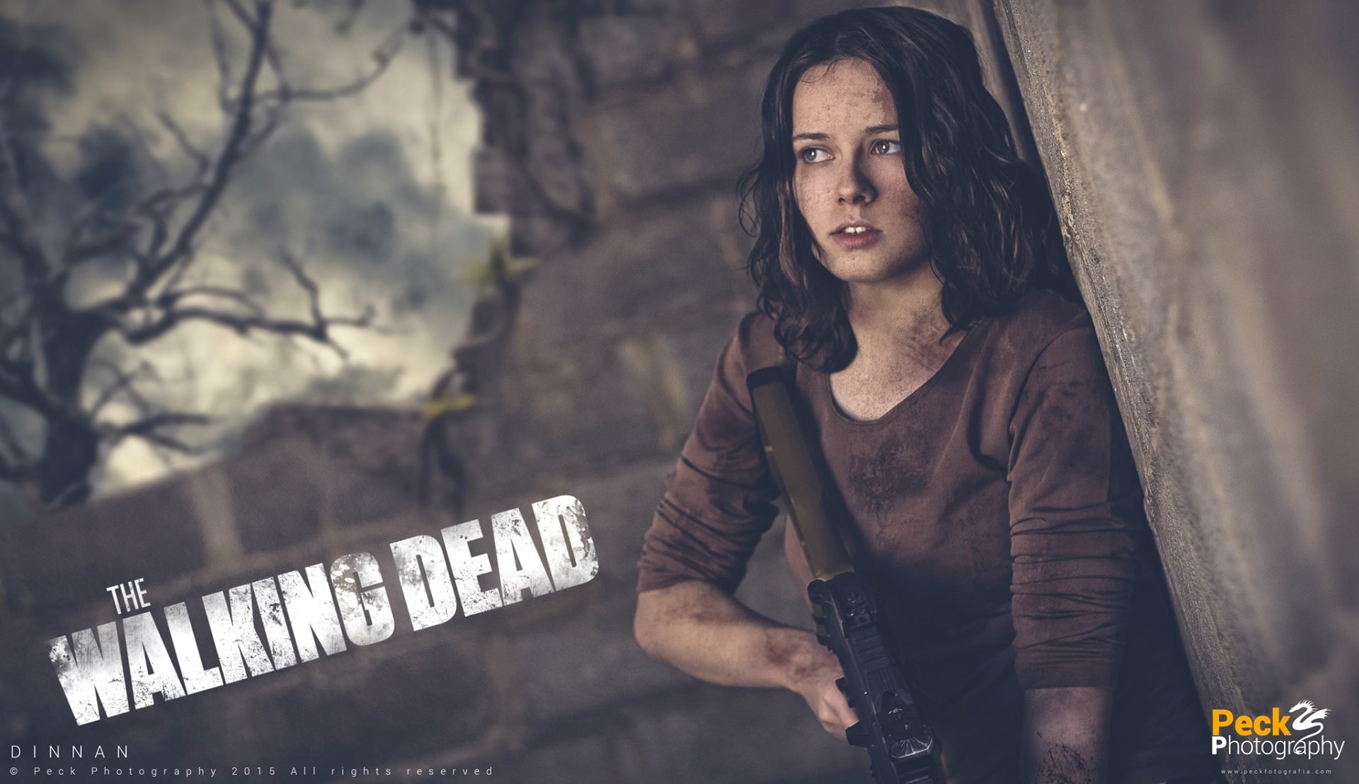 Download Maggie Greene The Walking Dead Woman Cosplay HD Wallpaper