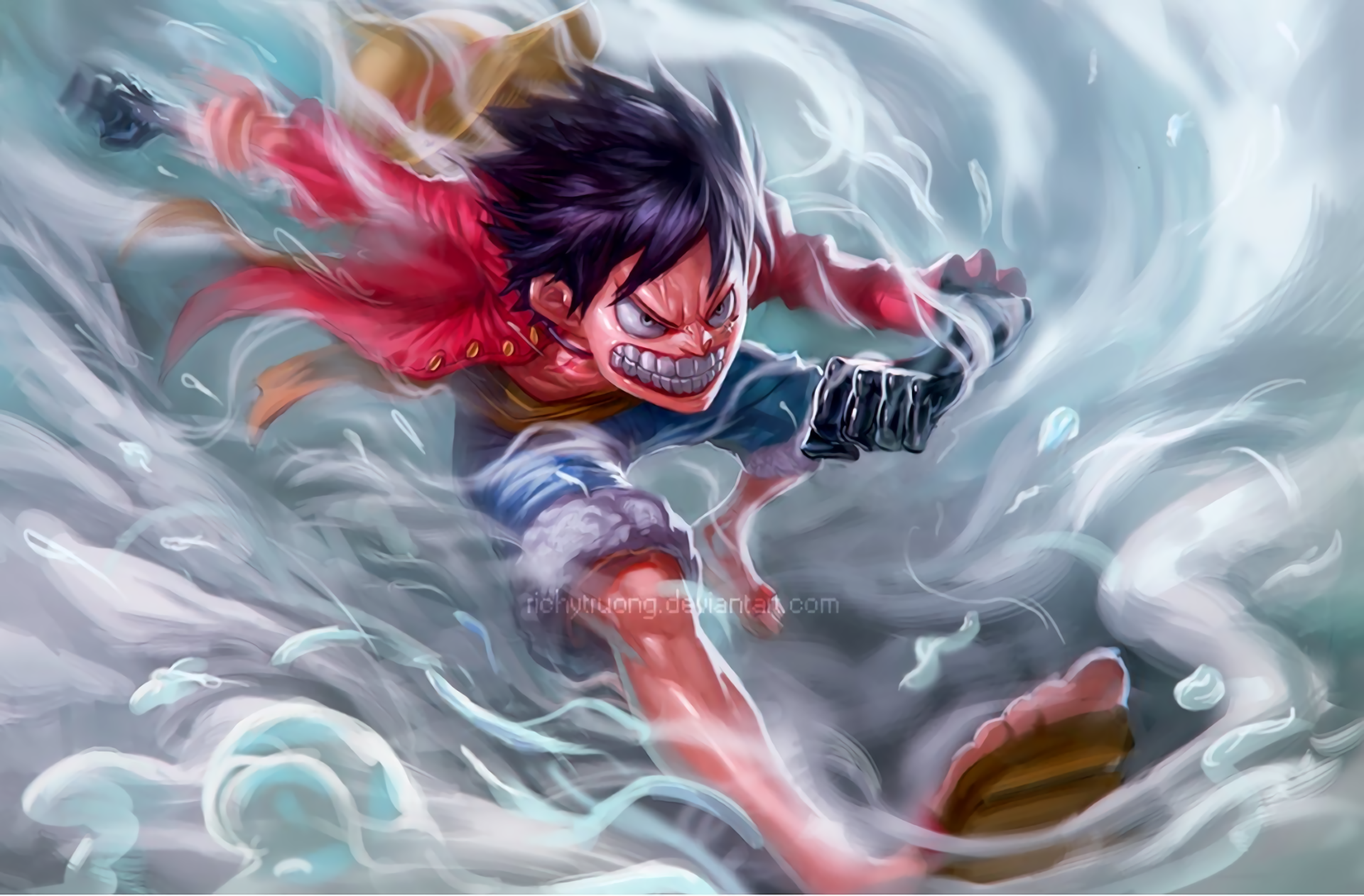 Luffy Gear 2 Wallpaper Hd