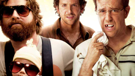 Ed Helms Zach Galifianakis Bradley Cooper movie the hangover HD Desktop Wallpaper | Background Image
