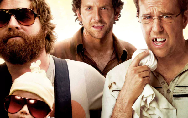 Ed Helms Zach Galifianakis Bradley Cooper movie the hangover HD Desktop Wallpaper | Background Image