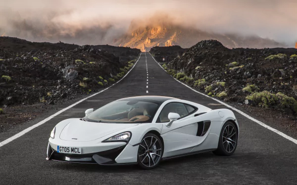 car supercar white car McLaren vehicle McLaren 570GT HD Desktop Wallpaper | Background Image