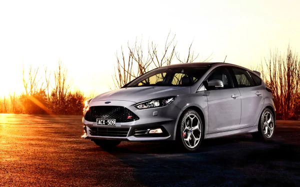 car compact car silver car vehicle Ford Focus HD Desktop Wallpaper | Background Image