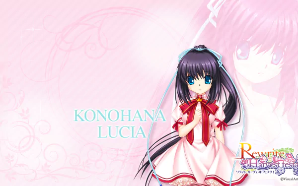 Lucia Konohana Anime Rewrite HD Desktop Wallpaper | Background Image