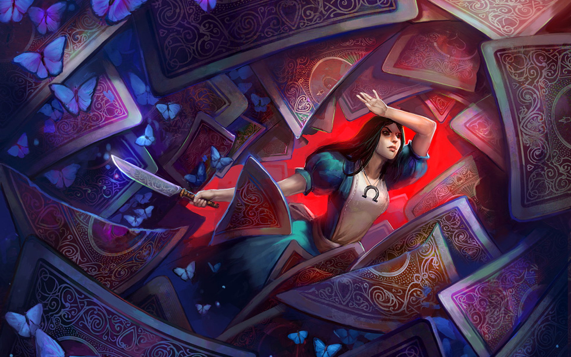 Alice Cuts the Deck by Julie Dillon