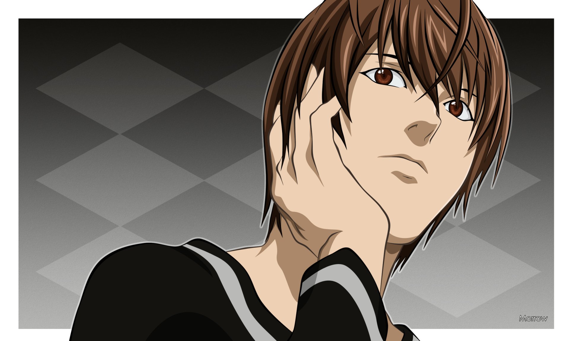 Download Light Yagami Anime Death Note HD Wallpaper by Morrow
