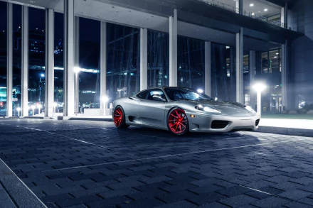 supercar car silver car Ferrari vehicle Ferrari 360 Modena HD Desktop Wallpaper | Background Image