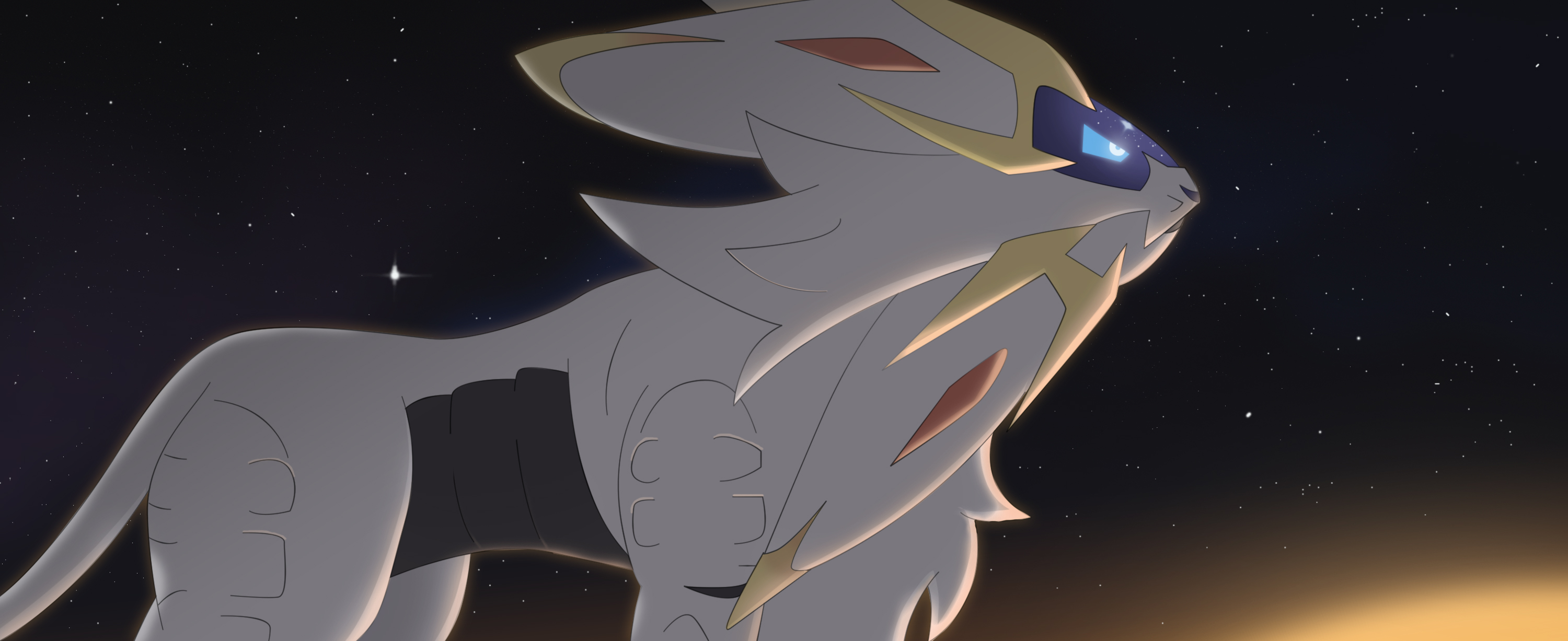 Solgaleo and Lunala by VeeVeeTheRperNArtist