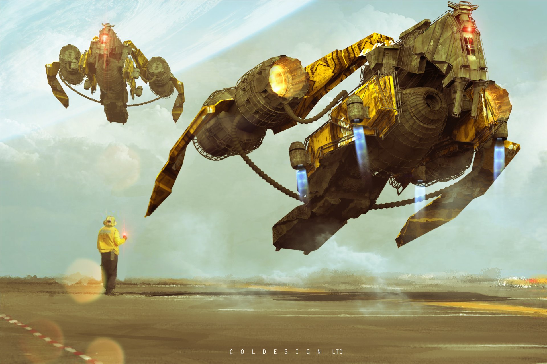 Download Sci Fi Vehicle 4k Ultra HD Wallpaper by Col Price | 4500x3000 ...