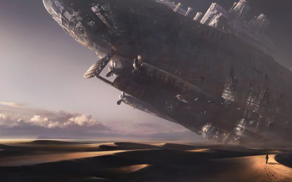  Ship in the desert by Dmitriy Kuzin