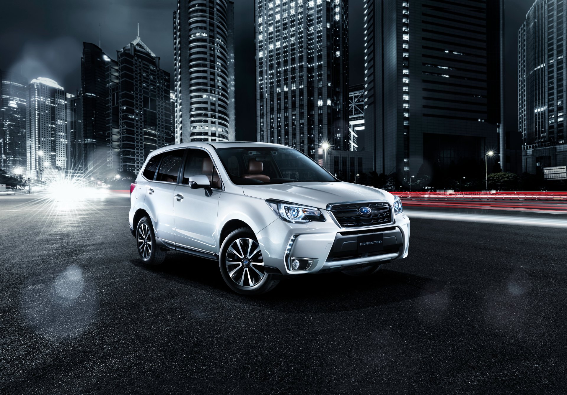 Download Car SUV White Car Subaru Vehicle Subaru Forester 4k Ultra HD Wallpaper