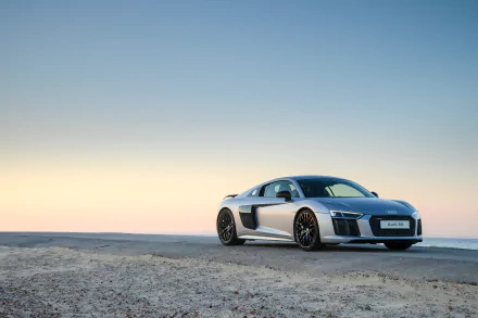 car silver car supercar Audi vehicle Audi R8 HD Desktop Wallpaper | Background Image