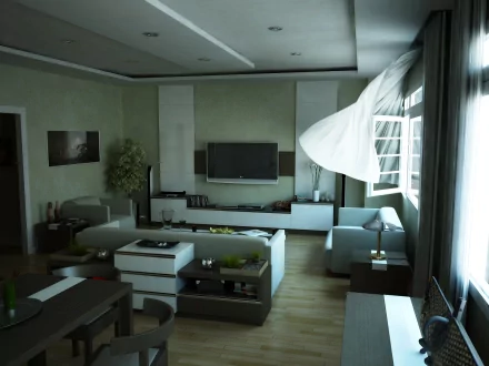 living room artistic room HD Desktop Wallpaper | Background Image