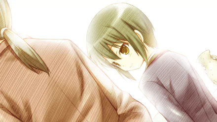 HD PC desktop wallpaper featuring Ayato Naoi from the anime Angel Beats!, depicted with soft lighting and a gentle expression.