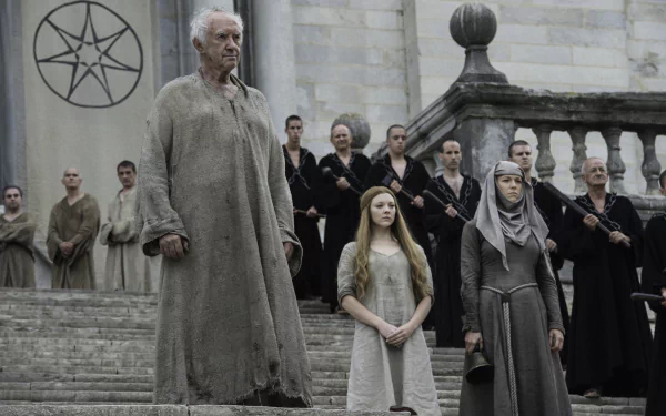 High Sparrow Margaery Tyrell Natalie Dormer Jonathan Pryce TV Show Game Of Thrones HD Desktop Wallpaper | Background Image