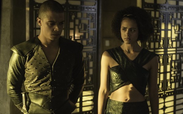 TV Show Game Of Thrones Nathalie Emmanuel Missandei Grey Worm Jacob Anderson HD Wallpaper | Background Image