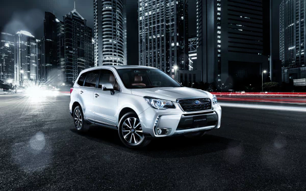 car SUV white car Subaru vehicle Subaru Forester HD Desktop Wallpaper | Background Image