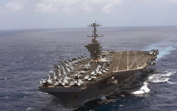 Military USS Harry S. Truman (CVN-75) Warships United States Navy Aircraft Carrier Warship HD Wallpaper | Background Image