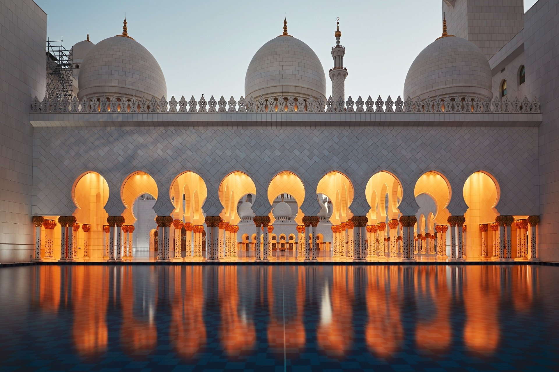 Religious Sheikh Zayed Grand Mosque Hd Wallpaper