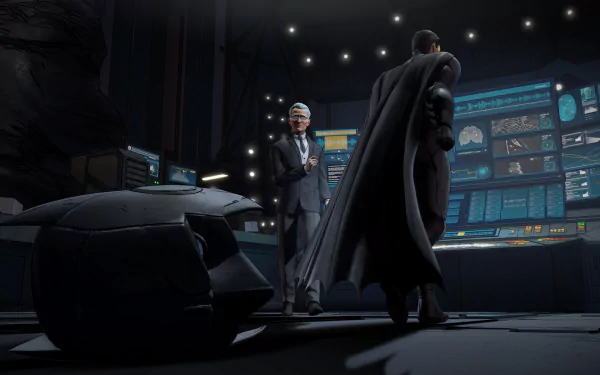 Alfred Pennyworth Bruce Wayne Batman video game Batman - The Telltale Series HD Desktop Wallpaper | Background Image