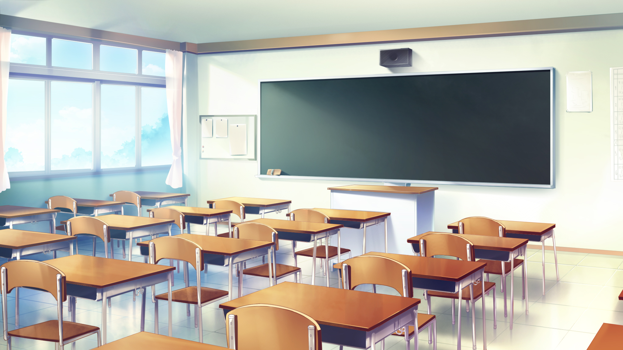 Anime Classroom 4k Ultra HD Wallpaper