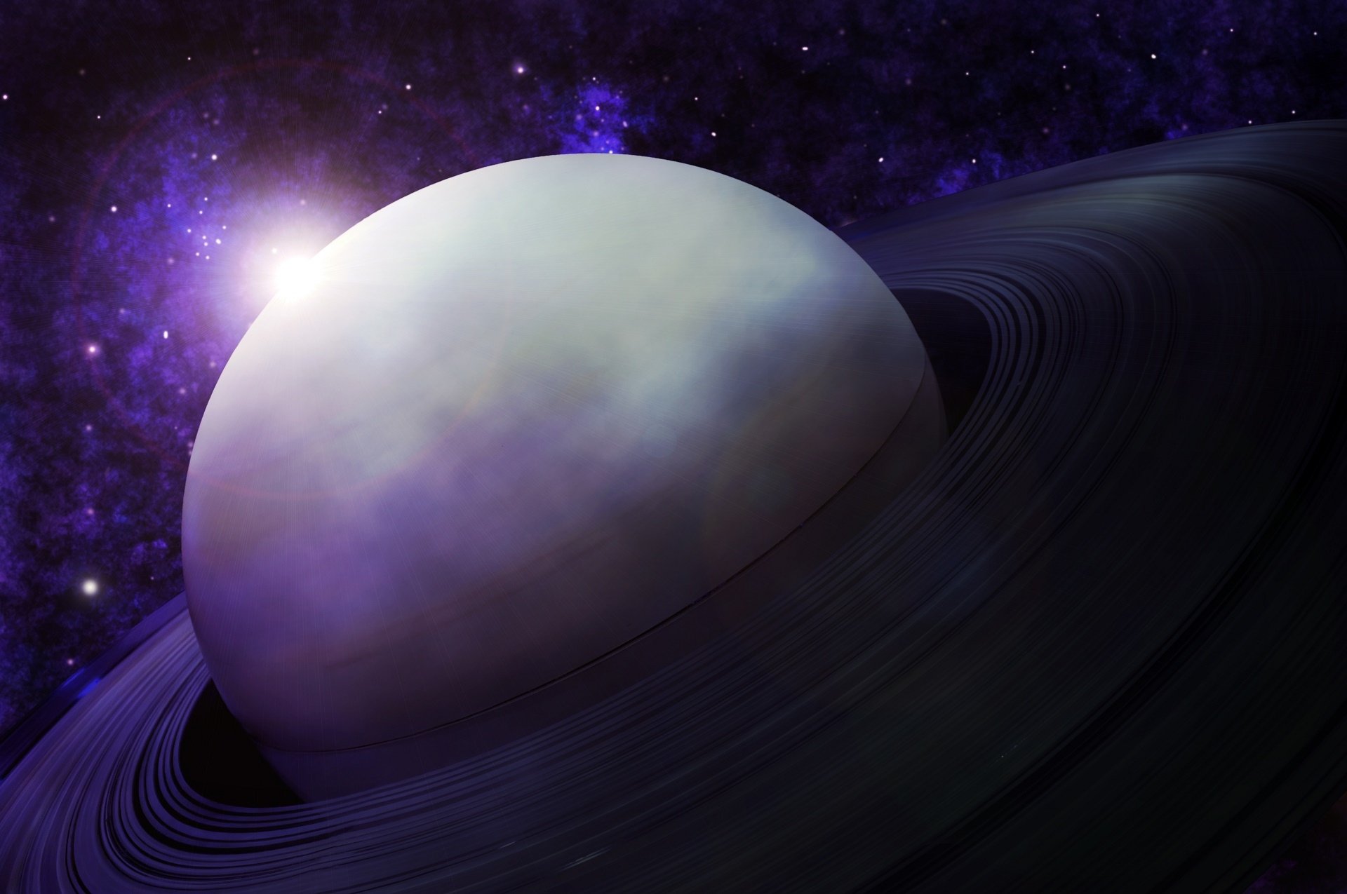 Download Sci Fi Saturn HD Wallpaper
