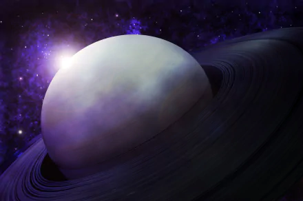 Sci Fi Saturn HD Desktop Wallpaper | Background Image