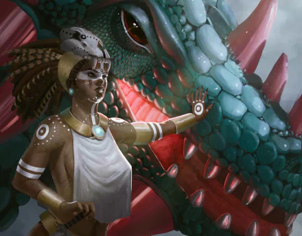 dragon fantasy woman HD Desktop Wallpaper | Background Image