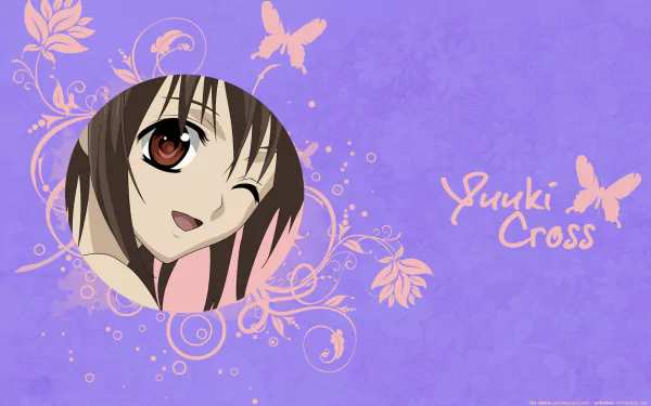 butterfly smile Yuki Kuran Yuki Cross Anime Vampire Knight HD Desktop Wallpaper | Background Image