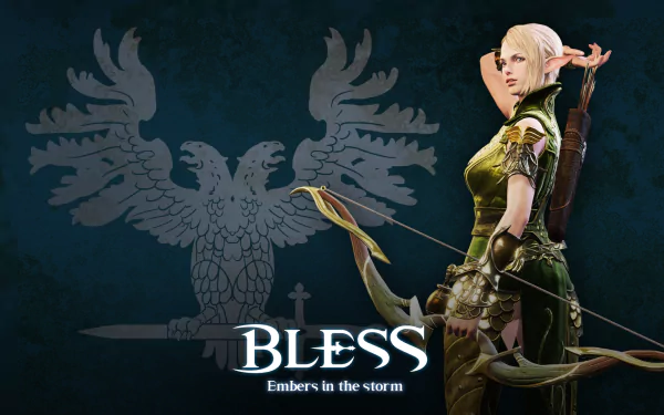 archer elf video game Bless Online HD Desktop Wallpaper | Background Image